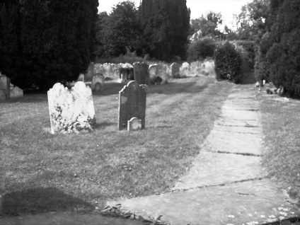 CHURCHYARD OF PARISH CHURCH IN WEST GRINSTEAD.jpg