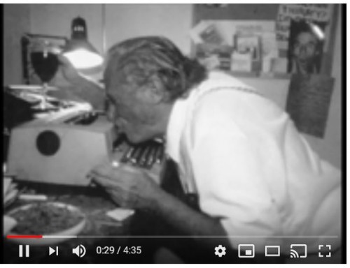 Bukowski kisses hes typewriter.JPG