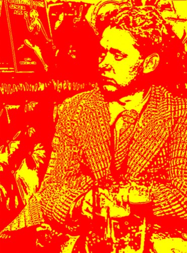 DYLAN THOMAS IN RED AND YELLOW..jpg